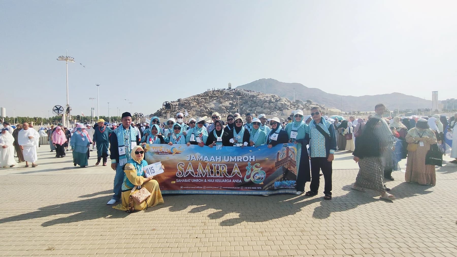 Dokumentasi jemaah di Jabal Rahmah