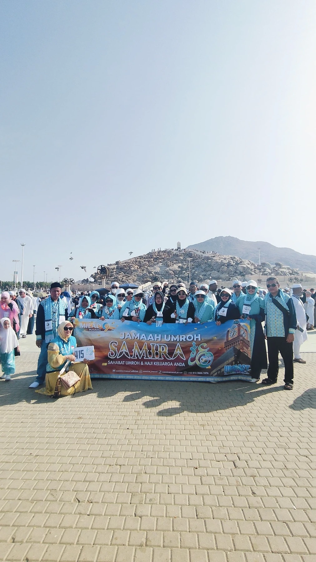 Perjalanan menuju Jabal Rahmah